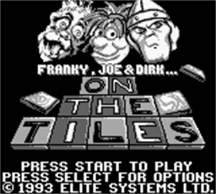 Franky, Joe & Dirk: On the Tiles - Screenshot - Game Title Image