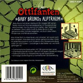 Otto's Ottifanten: Baby Bruno's Nightmare - Box - Back Image