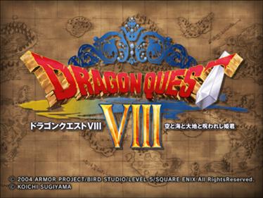 Dragon Quest VIII: Journey of the Cursed King - Screenshot - Game Title Image