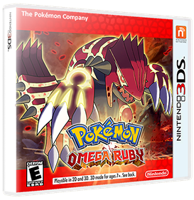 Pokémon Omega Ruby - Box - 3D Image