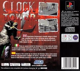 Clock Tower - Box - Back Image