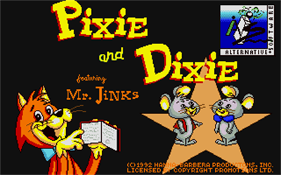 Pixie & Dixie featuring Mr. Jinks - Screenshot - Game Title Image
