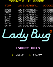 LadyBug - Screenshot - High Scores Image