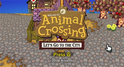 Animal Crossing: City Folk - Screenshot - Game Title Image