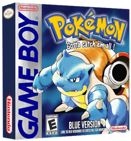 Pokémon Blue Version - Box - 3D Image
