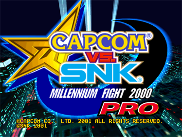 Capcom vs. SNK: Millennium Fight 2000 Pro - Screenshot - Game Title Image