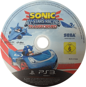 Sonic & All-Stars Racing Transformed - Disc Image