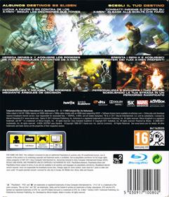 X-Men: Destiny - Box - Back Image