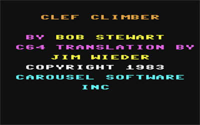 Clef Climber - Screenshot - Game Title Image