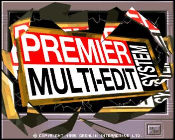 Premier Manager: Multi-Edit System - Screenshot - Game Title Image