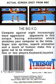 The Big KO! - Box - Back Image