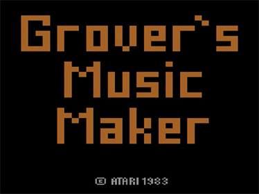 Grover's Music Maker - Screenshot - Game Title Image