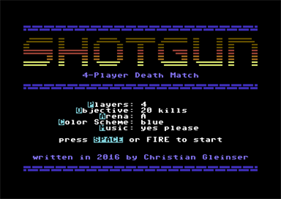 Shotgun: 4-Player Death Match - Screenshot - Game Title Image