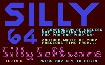 Silly 64 - Screenshot - Game Title Image