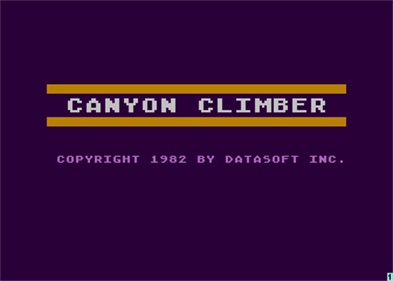 Canyon Climber - Screenshot - Game Title Image