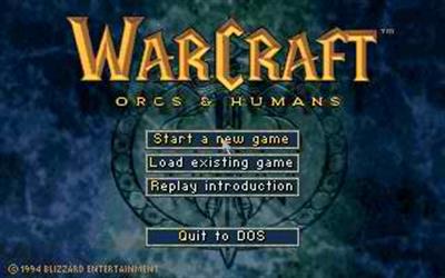 Warcraft: Orcs & Humans - Screenshot - Game Title Image