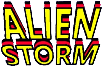 Alien Storm (2020 Homebrew) - Clear Logo Image