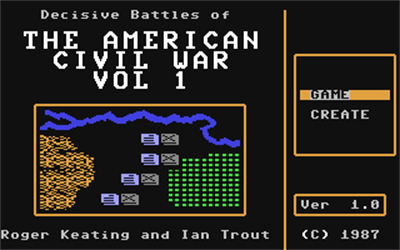 Decisive Battles of the American Civil War: Volume One: Bull Run to Chancellorsville - Screenshot - Game Title Image