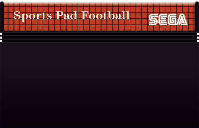 Sports Pad Football - Cart - Front Image