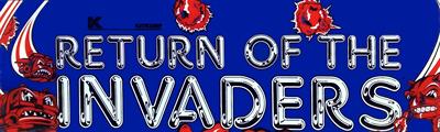 Return of the Invaders - Arcade - Marquee Image