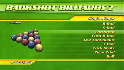 Bankshot Billiards 2 - Screenshot - Game Select Image