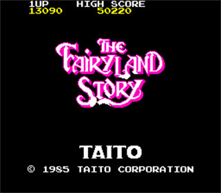 The Fairyland Story - Screenshot - Game Title Image