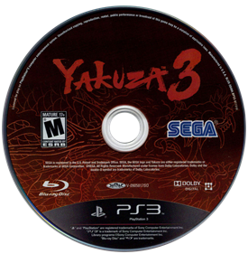 Yakuza 3 - Disc Image
