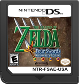The Legend of Zelda: Four Swords Anniversary Edition - Cart - Front Image