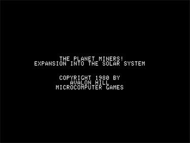 Planet Miners - Screenshot - Game Title Image