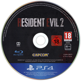 Resident Evil 2 - Disc Image