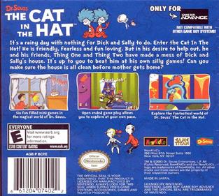 The Cat in the Hat - Box - Back Image