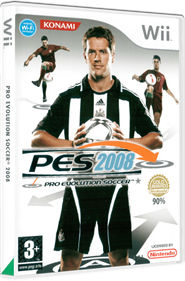 PES 2008: Pro Evolution Soccer - Box - 3D Image