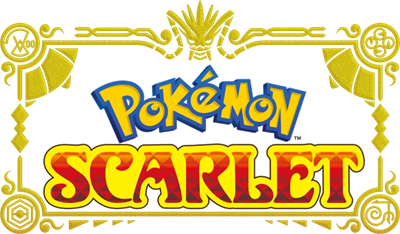Pokémon Scarlet - Clear Logo Image