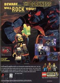 LEGO Rock Raiders - Advertisement Flyer - Front Image