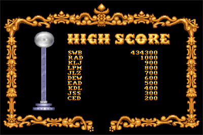 Ninja Clowns - Screenshot - High Scores Image