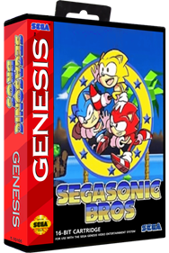 SegaSonic Bros. - Box - 3D Image