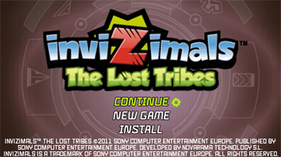 Invizimals: The Lost Tribes - Screenshot - Game Title Image