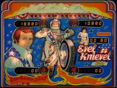 Evel Knievel - Arcade - Marquee Image