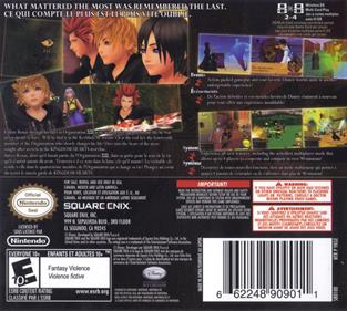Kingdom Hearts 358/2 Days - Box - Back Image