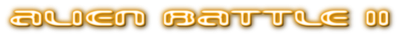 Alien Battle II - Clear Logo Image