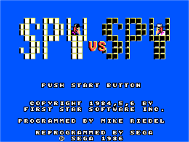 Spy vs Spy - Screenshot - Game Title Image