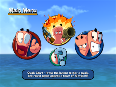Worms 3D - Screenshot - Game Select