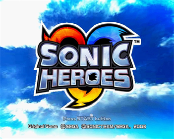 Sonic Heroes - Screenshot - Game Title Image