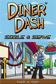 Diner Dash: Sizzle & Serve - Screenshot - Game Title Image