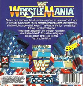 WWF Wrestlemania - Box - Back Image