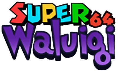 Super Waluigi 64 - Clear Logo Image