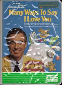 Mister Rogers' Neighborhood: Many Ways To Say I Love You - Box - Front Image