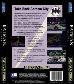 Batman Returns - Box - Back - Reconstructed Image
