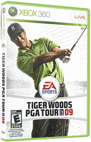 Tiger Woods PGA Tour 09 - Box - 3D Image