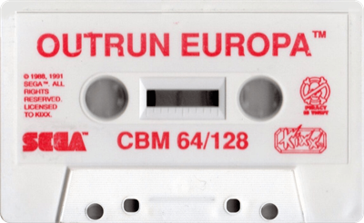 Out Run Europa - Cart - Front Image